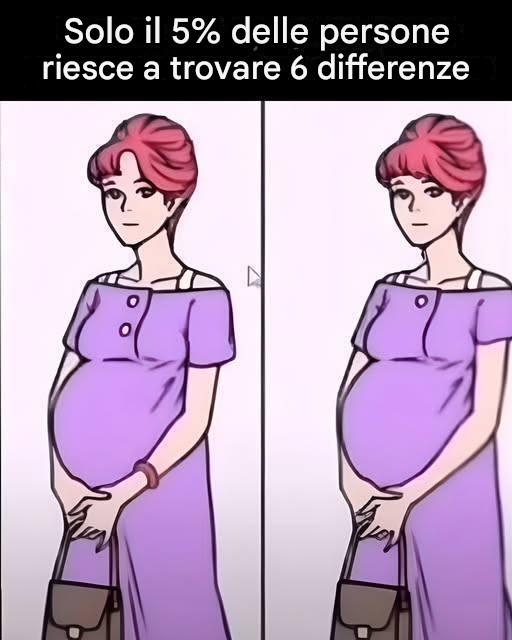 Riesci a trovare le 6 differenze?
