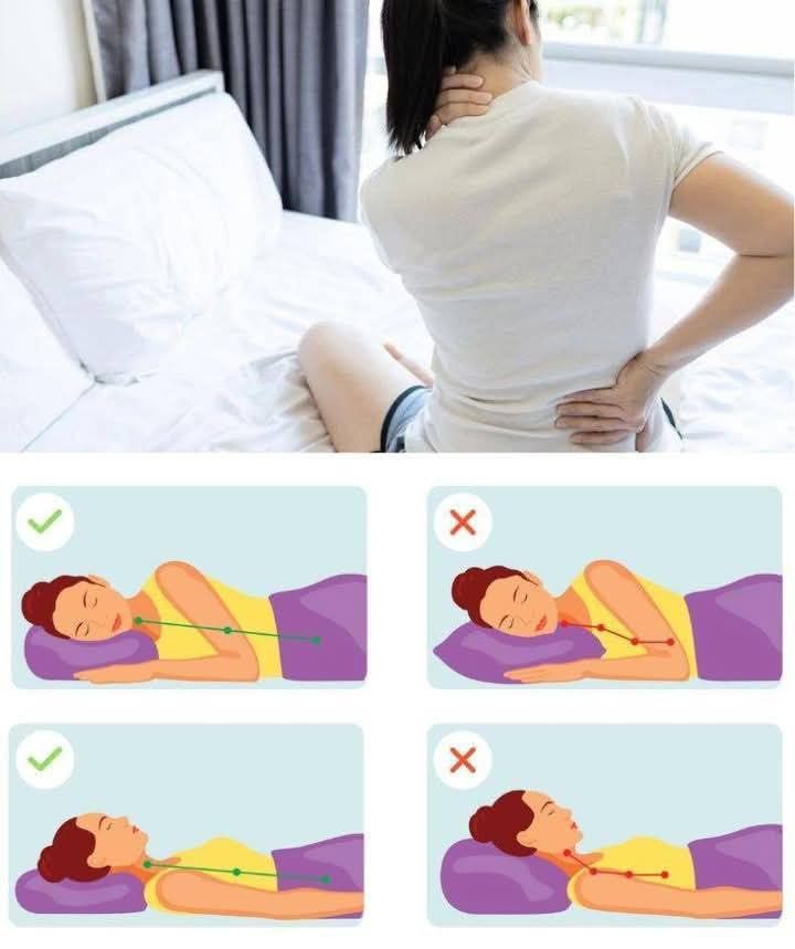 5 rischi per la salute derivanti dall’uso del cuscino sbagliato