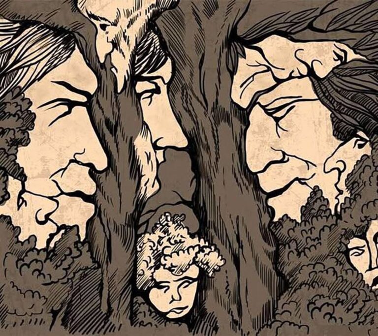 Illusione ottica: riesci a contare tutte le facce nascoste?