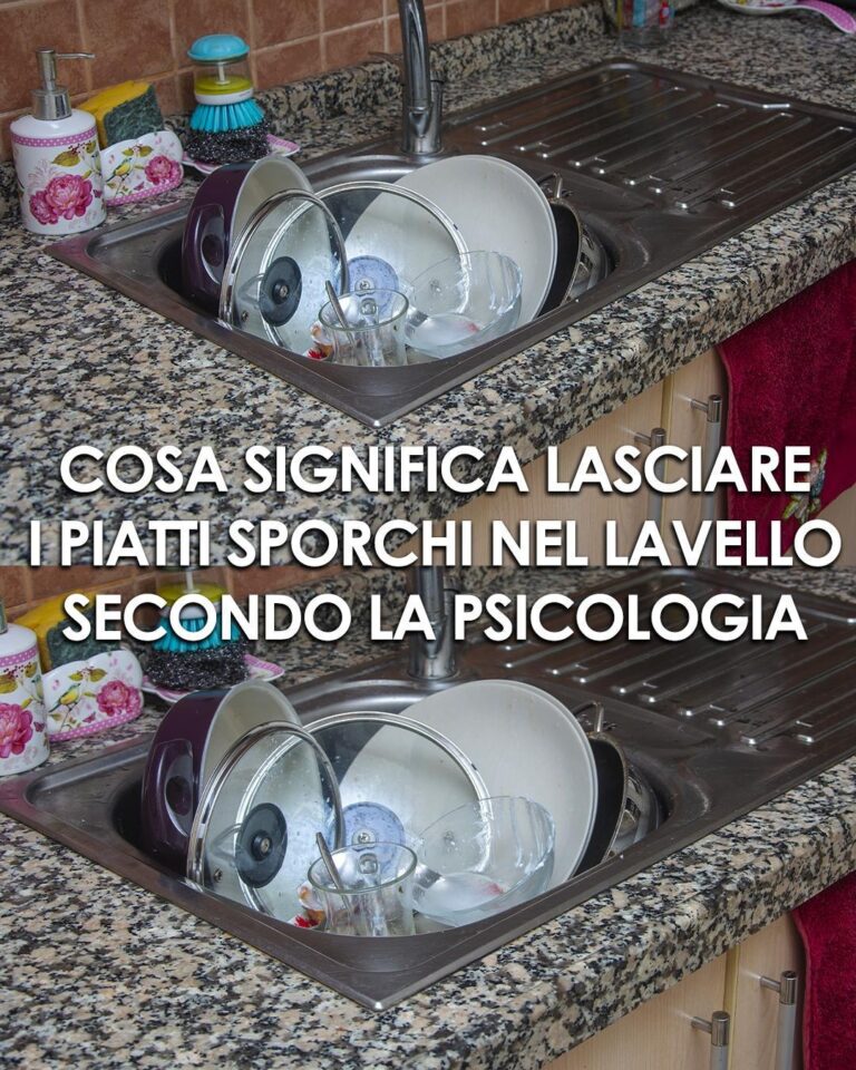 Cosa significa lasciare i piatti nel lavello secondo la psicologia