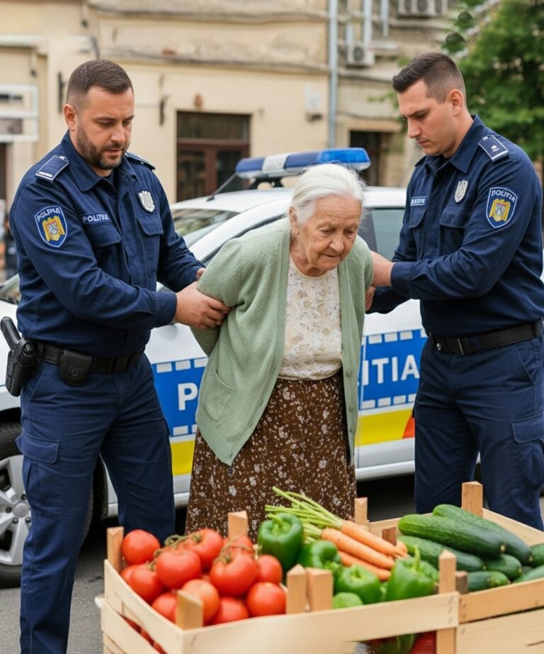 La polizia ha avuto pietà della povera anziana che vendeva illegalmente per strada, ma quando un agente si è chinato per controllare vicino alle verdure, la donna è stata immediatamente arrestata.😱😨