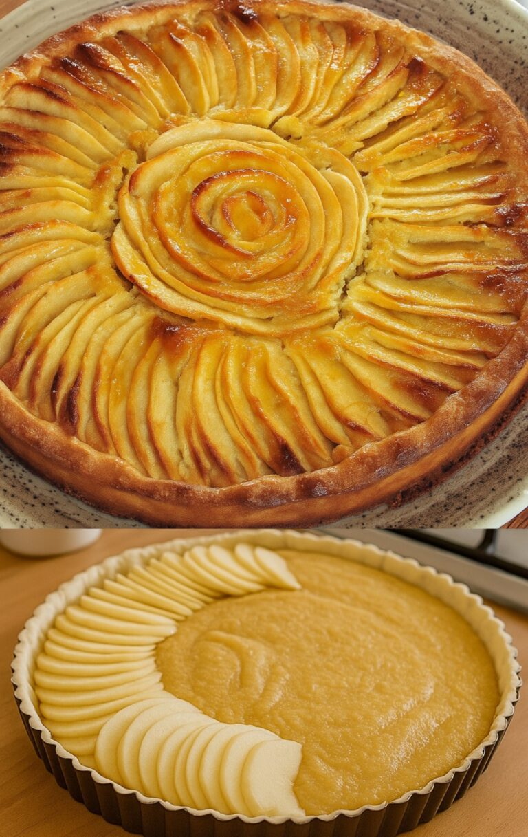 Tarte amandine aux pommes