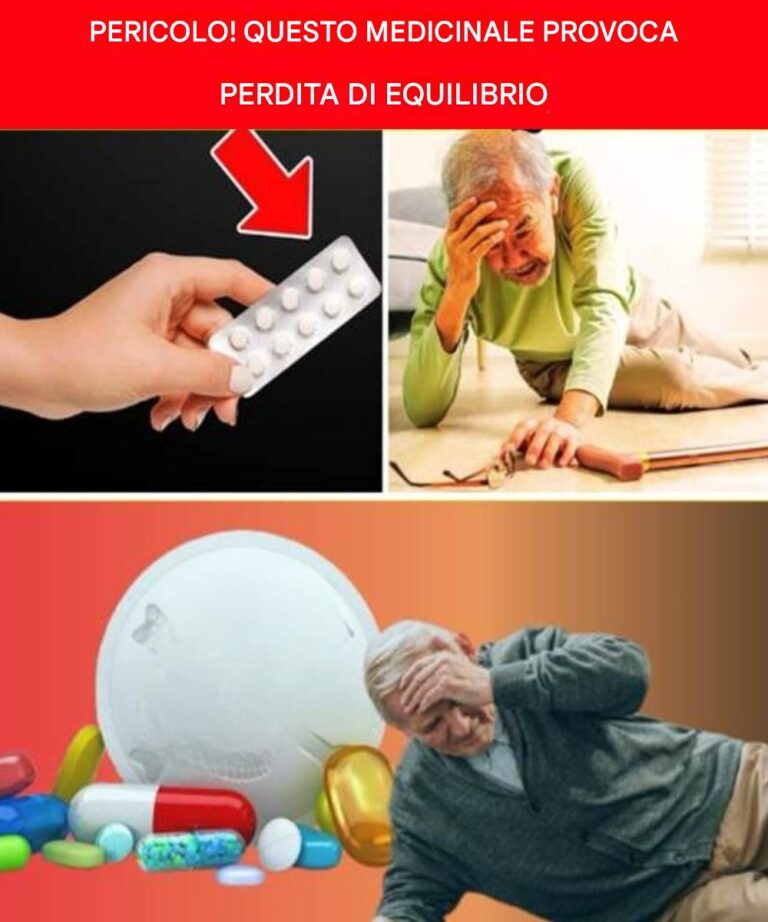10 farmaci comuni che possono causare perdita di equilibrio